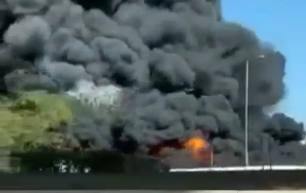 Fire breaks out near Hong Kong container terminal