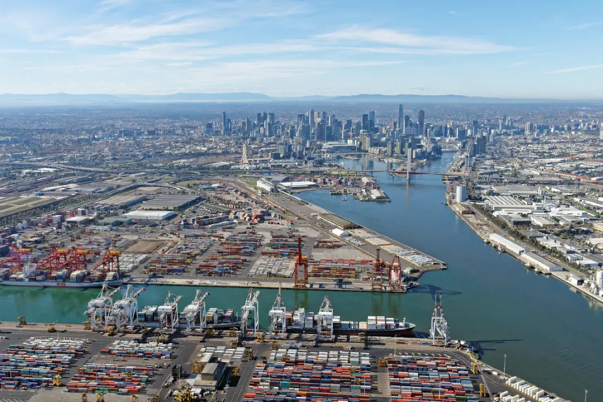 Container volumes at Port of Melbourne down in March