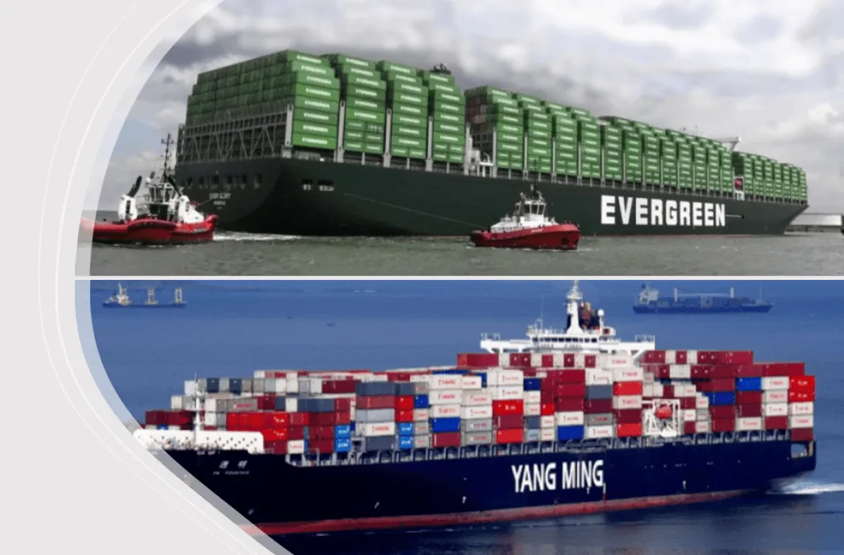 YM-and-Evergreen-vessels