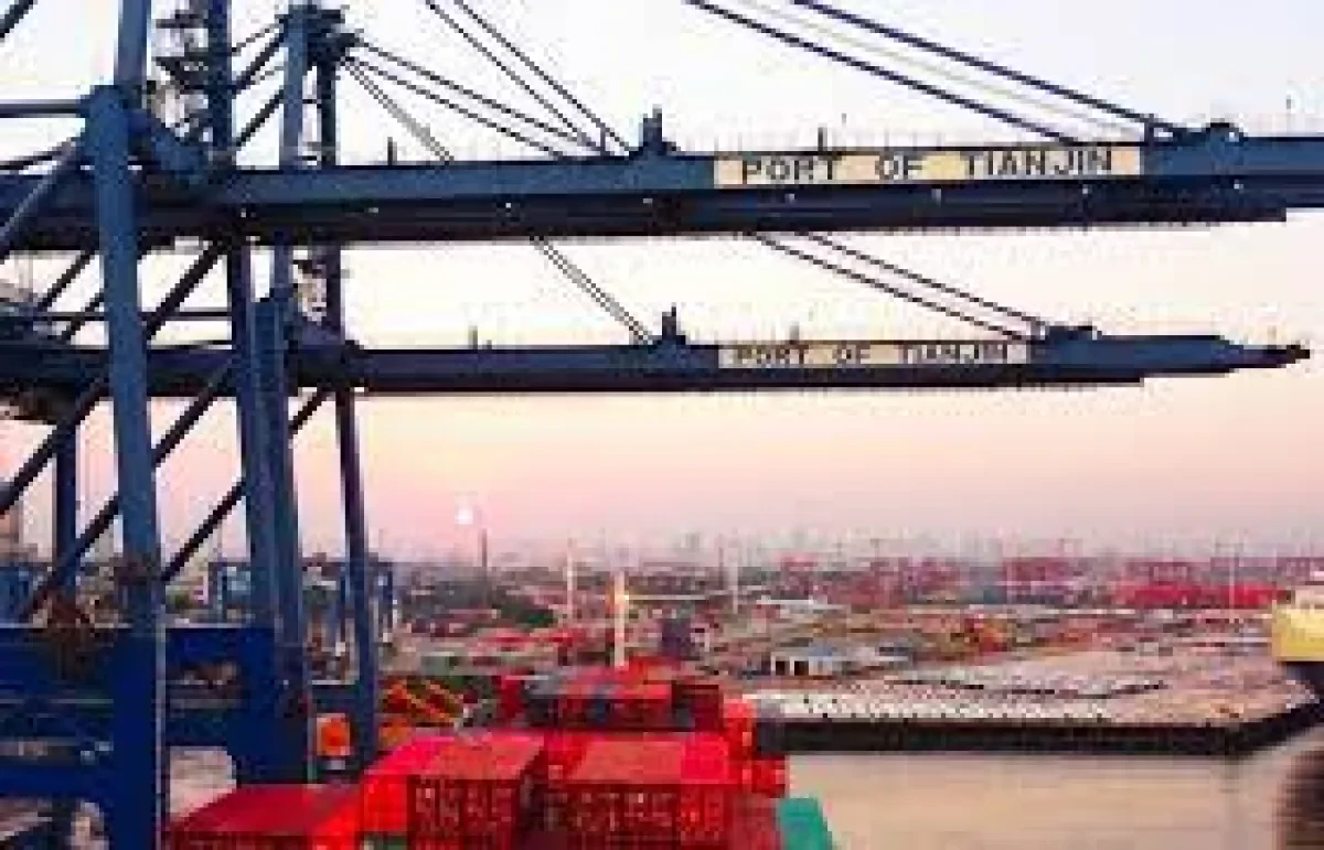 Container throughput of China’s Tianjin port hits record